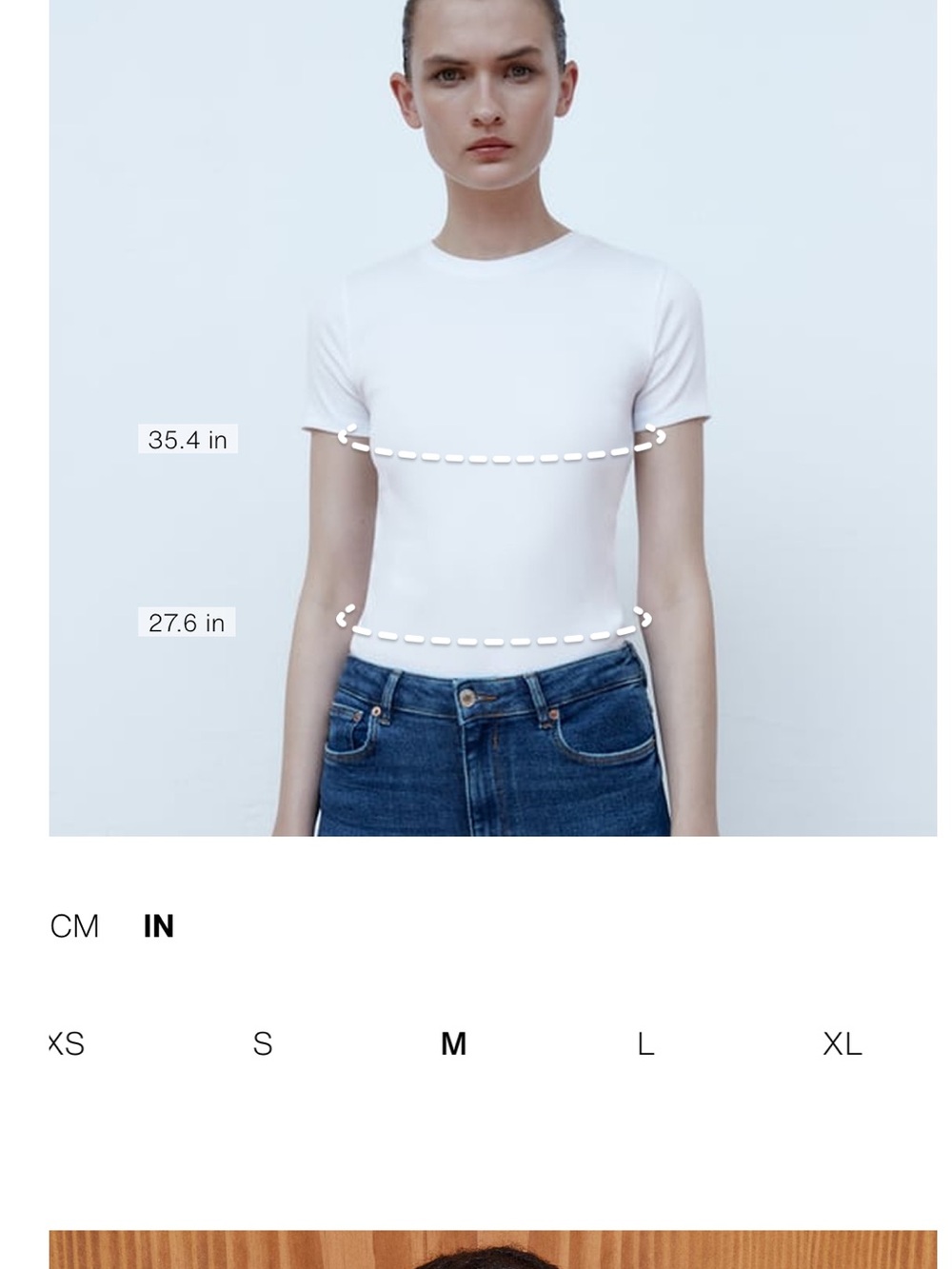 Zara NWT Ruffled Halter cotton top - Picture 4 of 7